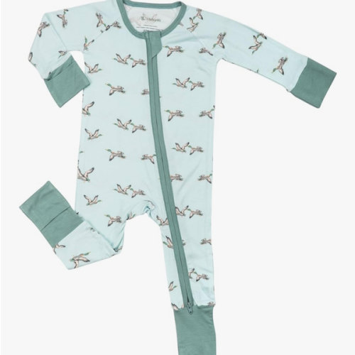 LollyBanks Baby Pajamas, Long Sleeve Baby Romper with 2-Way Zipper, 95% Viscose from Bamboo and 5% Spandex, Infant Sleepers