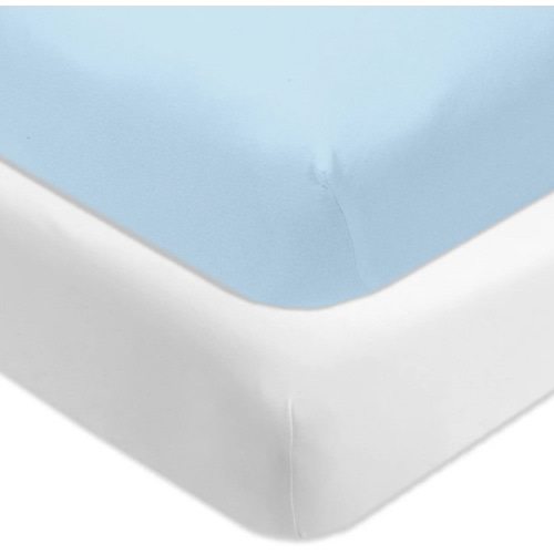 2-Pack Organic Cotton Fitted Crib Sheets | Honest Baby Clothing