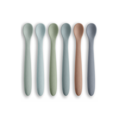 Silicone Baby Spoons Set, 6 Pack