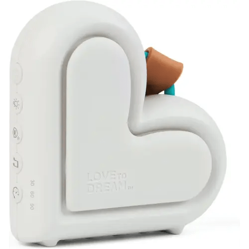 Love to Dream Sleep Machine, Baby White Noise Machine for Sleeping and Relaxing, Noise Therapy with 9 Soothing Infant Sleep Sounds with Baby Night Light, Portable Sound Machine