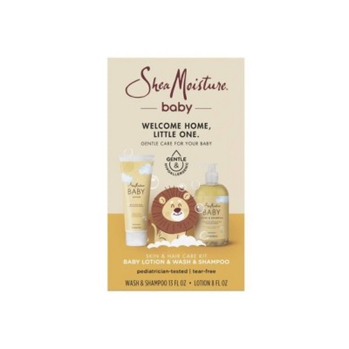 SheaMoisture Shampoo and Wash + Lotion Raw Shea Baby Gift Set - 2pc