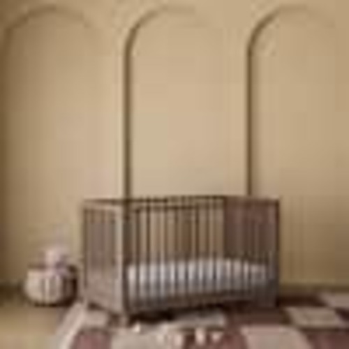 Storkcraft Sicily Hazelnut 3-in-1 Convertible Crib with Bonus Toddler Guardrail 04622-708