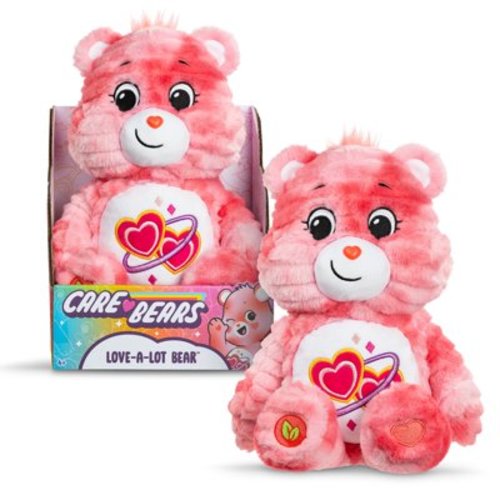 Care Bears - 14" Medium Plush - Color Splash Love-a-Lot Bear, For Ages 4 Years and Up