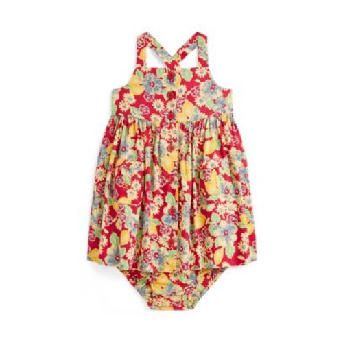 Baby Girls Knit Oxford Bubble Shortall