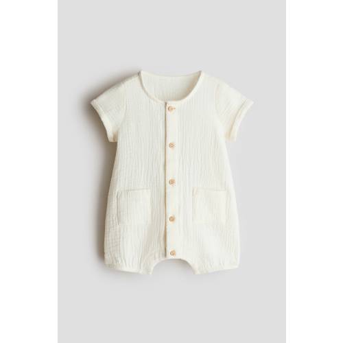 COTTON MUSLIN ROMPER SUIT