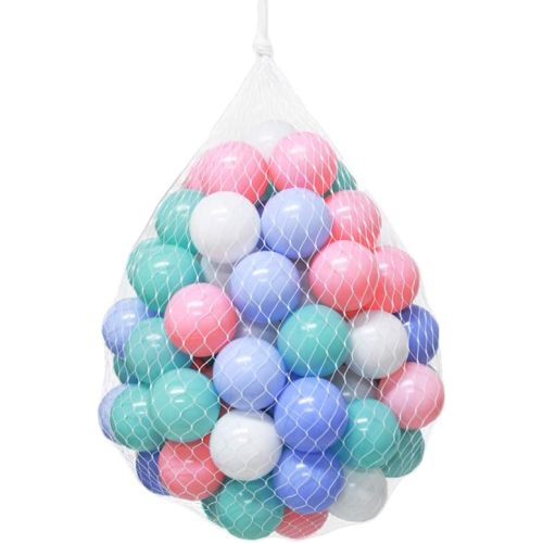 Wonder Space Soft Pit Balls, Chemical-Free Crush Proof Plastic Ocean Ball, BPA Free with No Smell, Safe for Toddler Ball Pit/Kiddie Pool/Indoor Baby Playpen