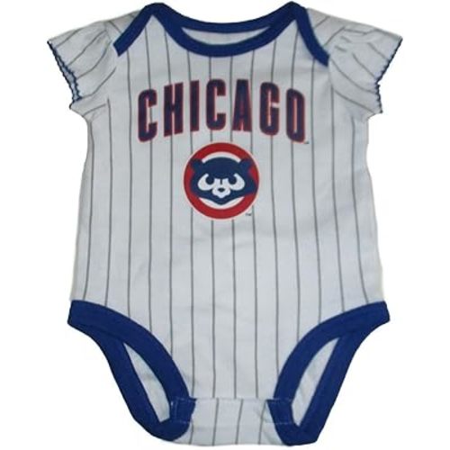 VF Chicago Cubs Girl's Fan Series Infant Creeper Bodysuit - Team Colors