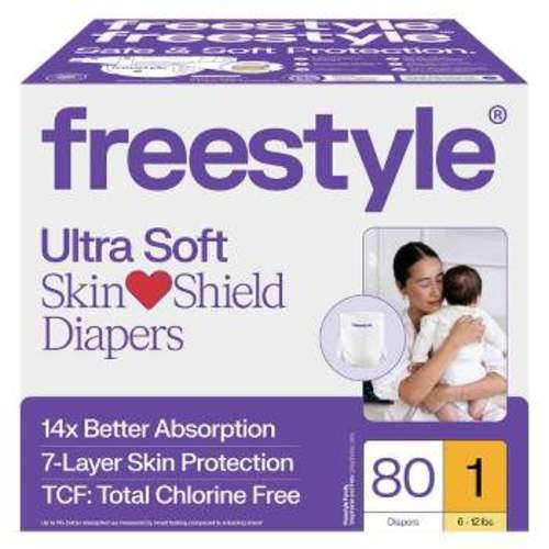 "freestyle diapers size 1"