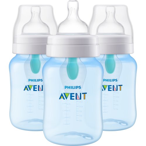 Philips Avent Anti-colic baby bottle with AirFree vent 9oz 3pk blue