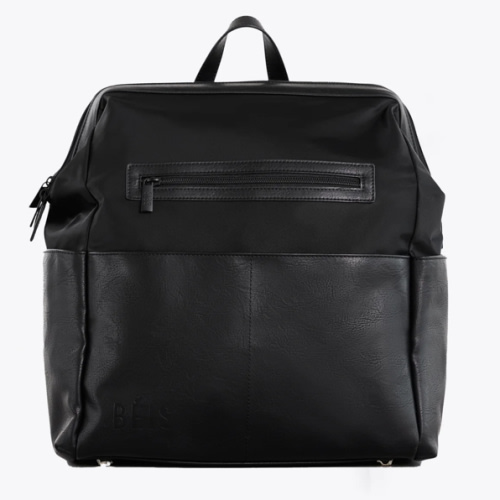 BÉIS 'The Diaper Backpack' in Black - Black Diaper Bag & Diaper Backpack