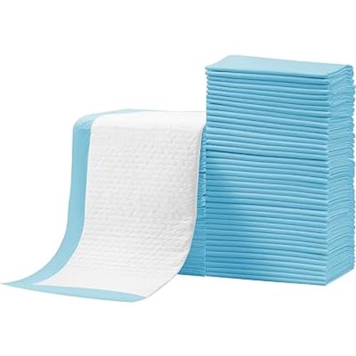 Baby Disposable Changing Pad, 100Pack Soft Waterproof Mat, Portable Diaper Changing Table & Mat, Leak-Proof Breathable Underpads Mattress Play Pad Sheet Protector(13'' 18'')