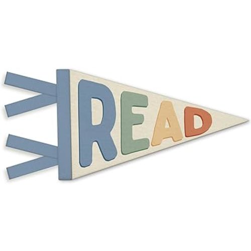 Boho Classroom Reading Corner Decor, Read Sign Wall Felt Pennants Banners Flags, Boho Colorful Wall Hanging Decor for Classroom Reading Room Library Kids Bedroom Playroom