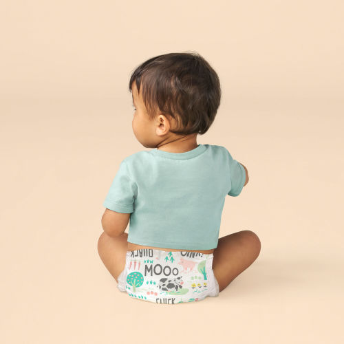 Honest Wetness Indicator Diapers - Plant-Based & Fragrance-Free | Honest