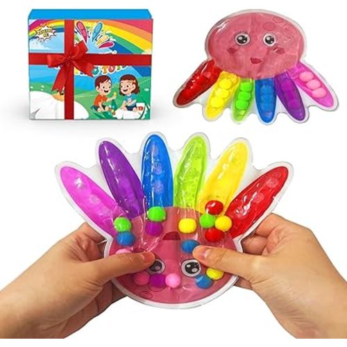 Color Sorting Toys for Toddlers, Fine Motor Skills Sensory Toys, Montessori Learning Toy for Preschool Learning Activitie, Sensory Activity Toy for Kids 3+ and Adults