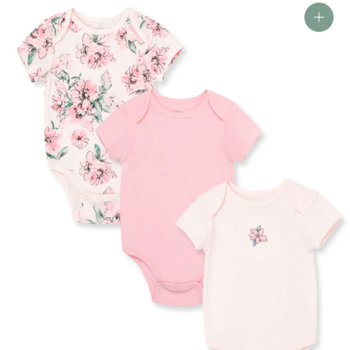 Dream Floral 3-Pack Bodysuits