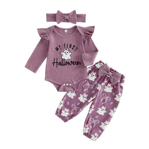 CUTEST LITTLE PUMPKIN Bowtie Outfit with Headband - Hazel & Bo