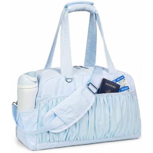 Cute Travel Duffle Bag for Women, Carry On Airline Personal Item Bag