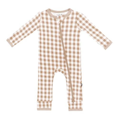 KYTE BABY Soft Bamboo from Rayon Long Sleeve Unisex Bodysuit, 0-24 Months