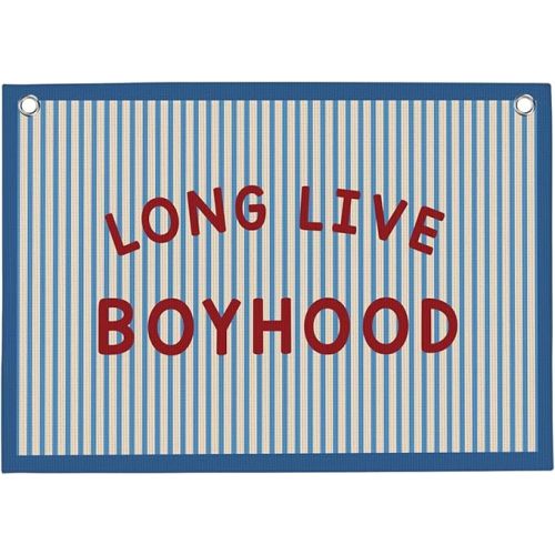 Long Live Boyhood Boys Room Playroom Wall Decor Vintage Sports Decor for Nursery Playroom Kids Bedroom Dorm Toddler Decorations 22x28 Inch