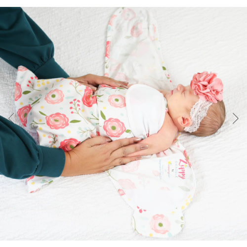 Pink Poppy Zippy Swaddle – Blooming Baby