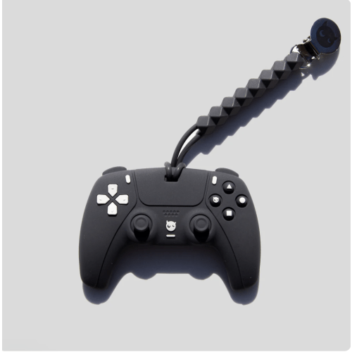 The Tiny Titan In Arctic White PS5 Video Game Teether – BabyGlitch