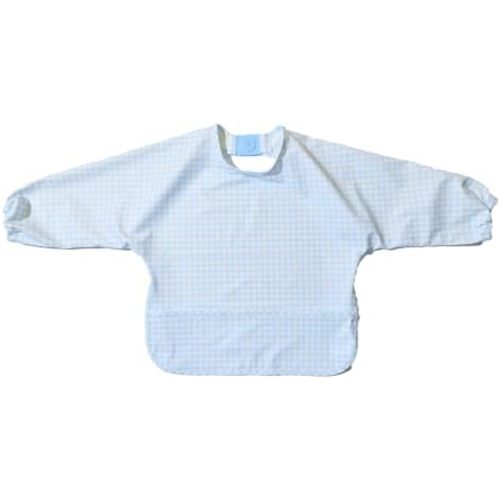 Magnetic Long Sleeve Bib for Baby and Toddler 6-36 Months, Water-Resistant Smock for Messy Eating and Crafts
