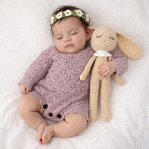Lacy Easter Lilac Romper – Olive and Cradle