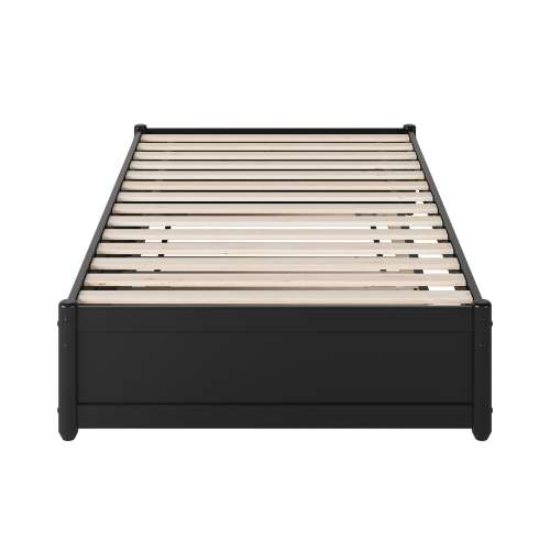 Barcelona Panel Platform Bed with Twin Trundle