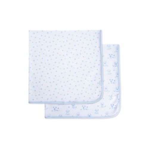 Baby Boys Peppy Puppies 2 Pack Receiving Blankets