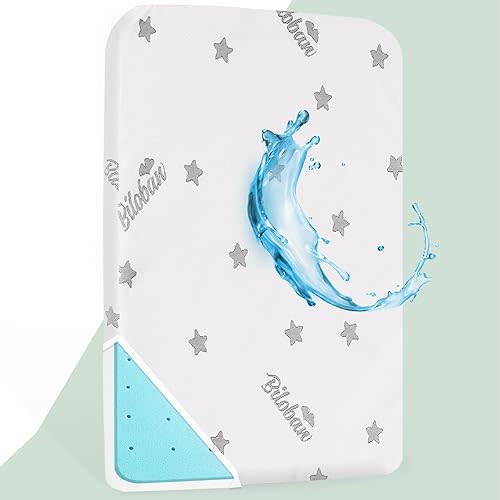 Crib Mattress Topper Pad Waterproof, Memory Foam 2-Inch Toddler Bed Mattress Fit Baby Toddler Mattresses with Removable Crib Mattresses Topper Cover Protector Machine Wash & Non-Slip | 52“x 27“