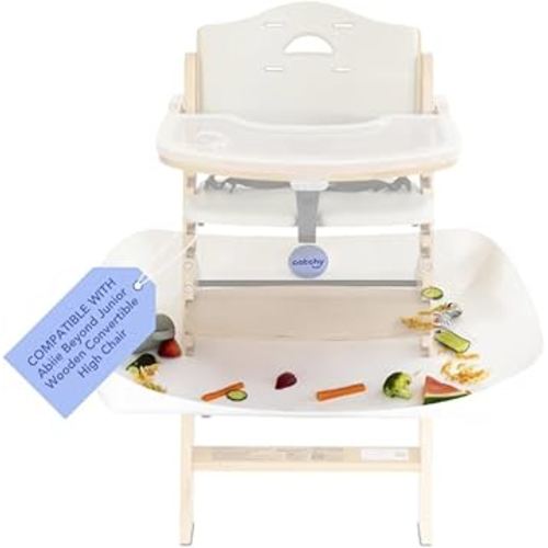 CATCHY - Food Catcher - Compatible with Abiie Beyond Junior High Chair + 11 Other High Chairs - Highchair Sold Separately - Baby & Toddler Food & Mess Catcher - Under High Chair Accessory