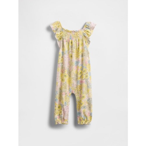 Baby Smocked Floral One-Piece