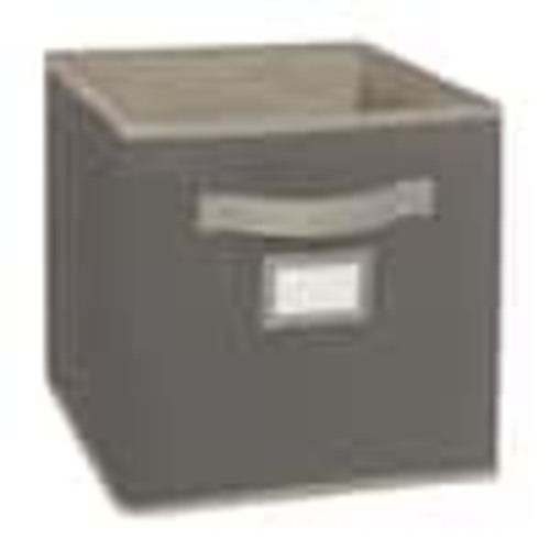ClosetMaid 11 in. D x 11 in. H x 11 in. W Grey Fabric Cube Storage Bin 1138