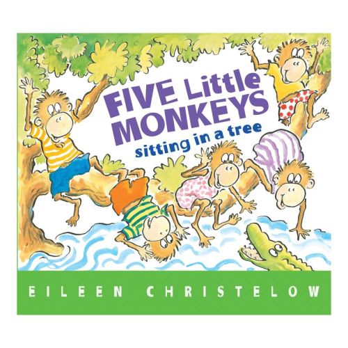 Five Little Monkeys Sitting in a Tree - (Five Little Monkeys Story) by Eileen Christelow (Board Book)