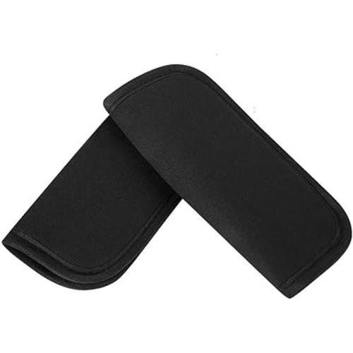 Accmor Baby Car Seat Straps Covers, Soft Seat Belt Covers for Baby Kids, Strap Pads Covers for Car Seats, Pushchair, Stroller, Black