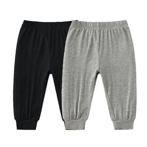 Baby Boys Girls Bamboo Viscose Jogger Pants Infant Toddler Bloomers Kids Harem Pants