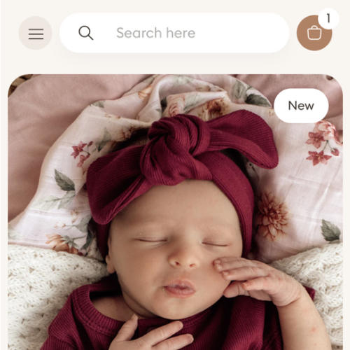 Raspberry Ribbed Organic Baby and Toddler Topknot | Snuggle Hunny