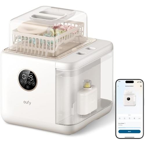 eufy S1 Pro Baby Bottle Washer, Sterilizer & Dryer, Built-in Water Softener
