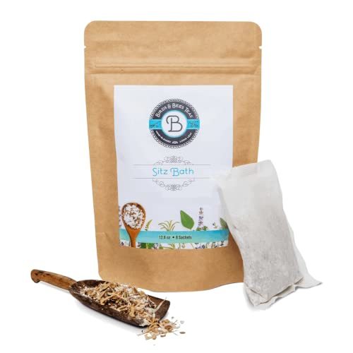 Birds & Bees Teas - Herbal Sitz Bath Soak & Bath Salts - 8 Sachets