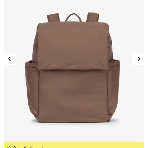 Diaper Backpack with Laptop Sleeve - HAZELNUT