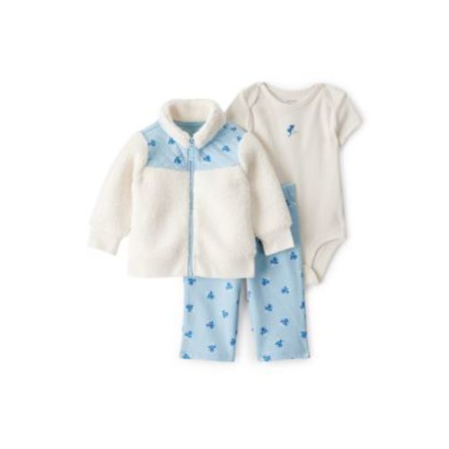 Baby Girls 3-Piece Cardigan Set