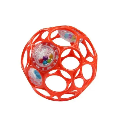 Oball Rattle Easy-Grasp Ball - Red | Baby Bunting AU