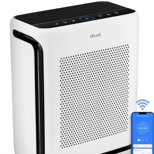 Amazon.com: LEVOIT Air Purifiers for Home Large Room Up to 1875 Ft² with Washable Pre-Filter, AHAM VERIFIDE, Air Quality Monitor, HEPA Sleep Mode for Allergies, Pet Hair in Bedroom, Vital 200S-P, White : Home & Kitchen