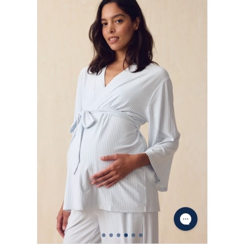 LAKE | Women | DreamModal™ Pajamas | Fog Maternity Kimono Bundle