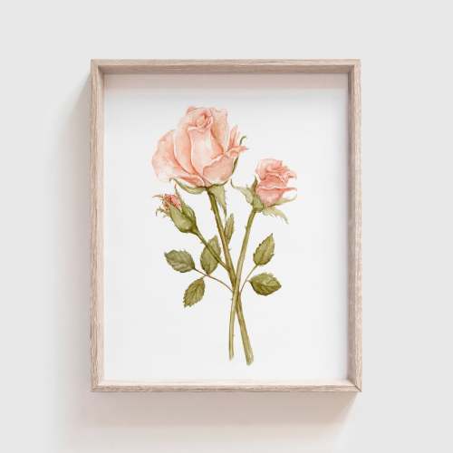 Rose Art Print | Made in the USA | Fox Hollow Studios – Tabitha Paige