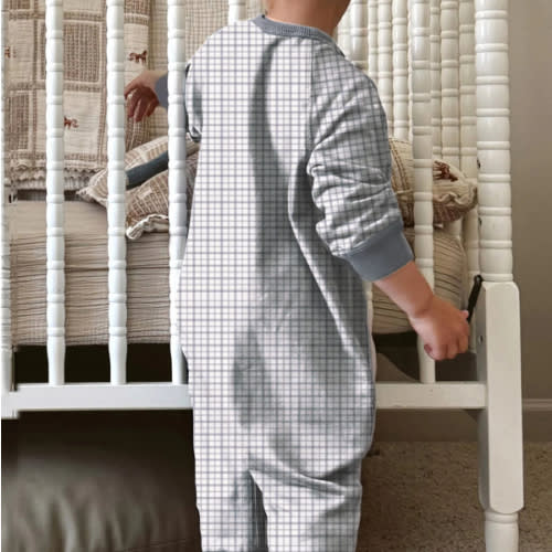 Fleece Jumpsuit - Checkmate