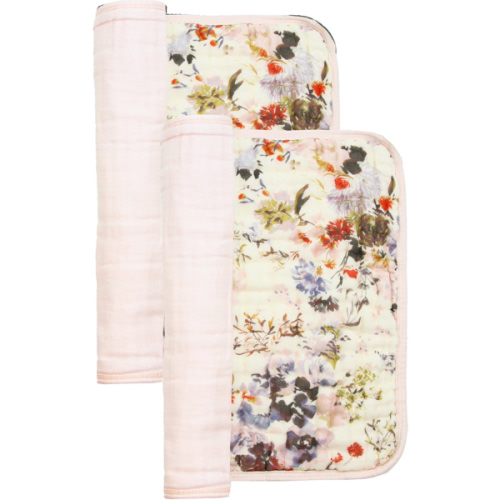 Cloud Muslin™ Burp Cloth 2 Pack - Nellie/Blush