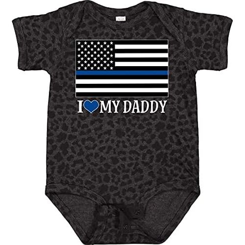 inktastic Police Officer Daddy Law Enforcement Baby Bodysuit
