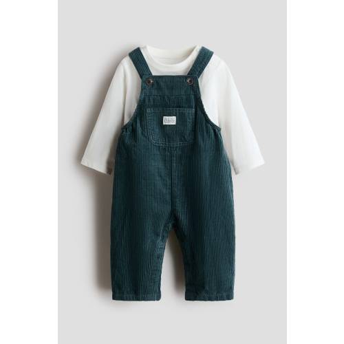 2-PIECE OVERALL AND SHIRT SET