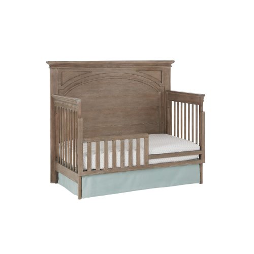 Leland 60" Wide Convertible Crib, Sandwash Gray